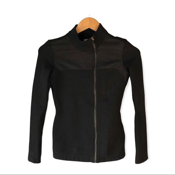 The Base Womens Black Athletic Zip Jacket XS - Picture 1 of 9